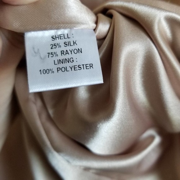 BHLDN Jenny Yoo Collection Silk Blend Gabby Ruffle Dress Size 10 - Picture 5 of 9